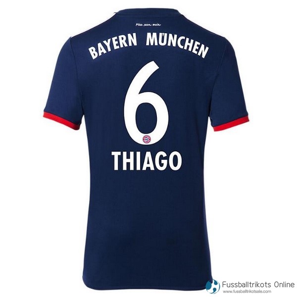 Bayern München Trikot Auswarts Thiago 2017-18 Fussballtrikots Günstig